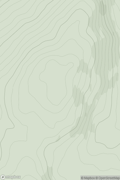 Thumbnail image for Creag Loisgte [Loch Lomond to Strathyre] showing contour plot for surrounding peak